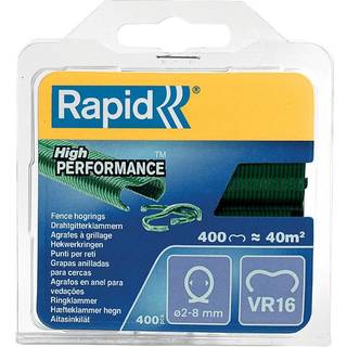 Rapid VR16 Hegnsklammer grøn 400-pak