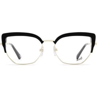 Web Kvinde WE5370 032A Optiske stel Metal Sort Cat Eye Normal
