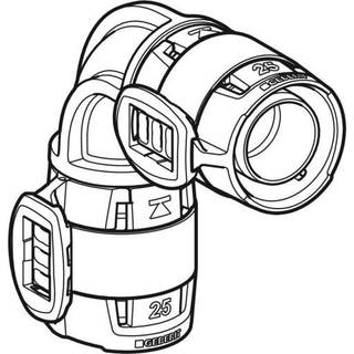 Geberit Flowfit Bøjning 90 Ppsu 40Mm