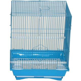 YML A1124Mblu Flat Top Small Parakeet Cage 11 """" X 8.5 """" X 14 """"