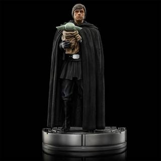 Star Wars The Mandalorian Art Scale Statue 1/10 Luke Skywalker and Grogu 21 cm