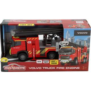 Majorette Volvo brandbil med lys og lyd - 19 cm lang