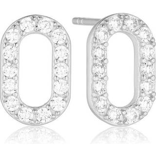 Sif Jakobs Capizzi sølv øreringe med hvide cubic zirkonia