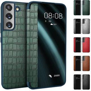 Crocodile FlipCover Samsung Galaxy S22  - brun