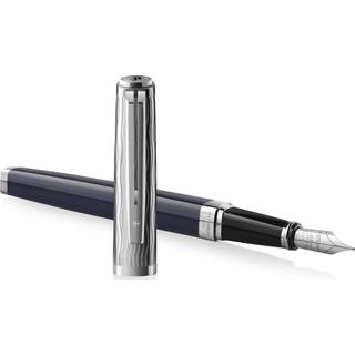 Waterman Exception Metal & Blue CT Fyldepen | M