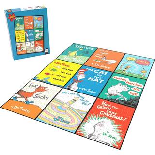 Dr. Seuss Collection 1000 Piece Jigsaw Puzzle | Samlingsbar collage med Lorax the Cat i hatten och mer | Officiellt licensierade varor