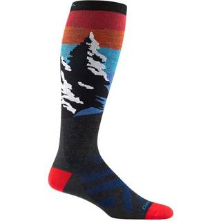 Darn Tough Men's Solstice Over-The-Calf Lightweight Ski & Snowboard Sock Charcoal, XL