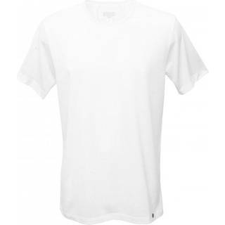 HANRO Herren T-Shirt blau Jersey-Baumwolle unifarben
