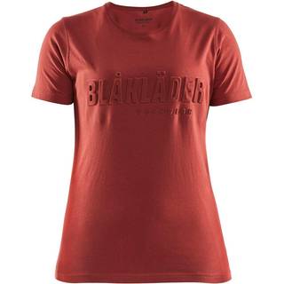 Blåkläder 3431 Dame T-shirt 3D / Dame T-shirt 3D - XL - Brændt Rød