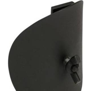 Metalbestos 100 mm renseklap, løs. Sort røgrør