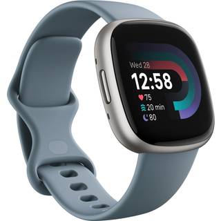 Fitbit Versa 4 Waterfall (blå/platin)