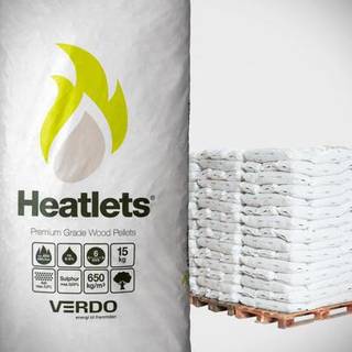 Verdo træpiller 6mm 15 kg 900 kg.