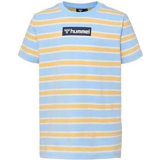 Hummel Drenge Hmljump Stribe T-Shirt Blå