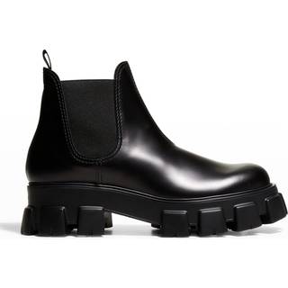 Prada Monolith leather Chelsea boots - black - EU 45