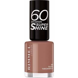 Rimmel 60 Seconds Super Shine Neglelak Skygge 101 Taupe Throwback 8 ml - 8 ml