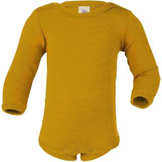 Engel Baby-Body Langarm Mit Druckverschluss Schulter Merino undertøj Børn størrelse 98/104 farve gul