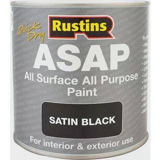 Rustins ASAPBL500 ASAP Maling Sort 500 ml