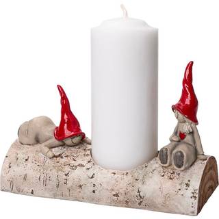 Julelysestage med Peek-a-boo nisser L.15,5cm