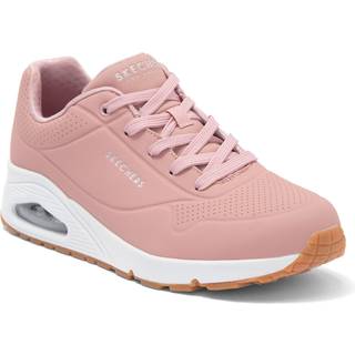 Skechers Skechers White Womens Uno Wide Fit Trainers