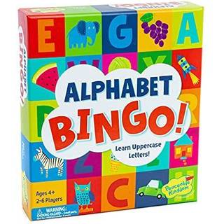 PEACEABLE KONGERIGE ALPHABET BINGO! Letter Learning Education Board Game for 2 til 6 børn i alderen 4
