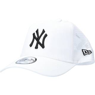 New Era New York Yankees White A-Frame Trucker Cap newera adult unisex White newera adult unisex White newera adult unisex White newera adult unisex W - Osfm
