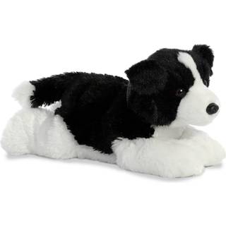 Aurora yndig floppie border collie t?jdyr - legende lethed - tidl?se ledsagere - sort 12 tommer