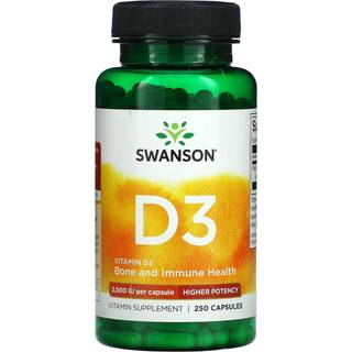 D-3-vitamin, 2000 IU - 250 kapsler