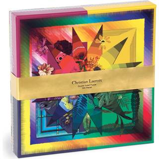 Christian Lacroix Botanic Rainbow 500 Piece Double-Sided Puzzle