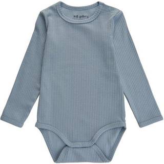 Soft Gallery - SGGalileo Wide Rib LS Body Boys - Dusty Blue - 92/24 mdr.