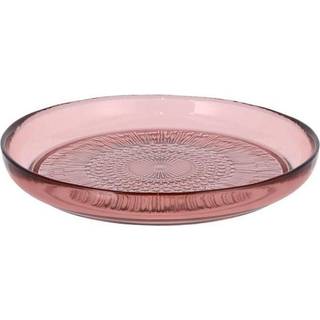 Kusintha Glastallerken Ø18 cm, pink