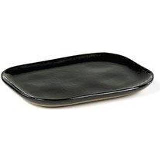 Serax - Plate Rectangular Merci N°3 M, L14,5 X W10,5 X H1,4 - Blue/Grey - Serveringsfade - Merci - Blå