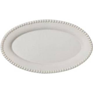 PotteryJo Daria serveringsfad 35 cm stentøj Cotton white