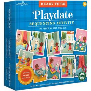Eeboo Jumbo puslespil Legeaftale -  10 brikker