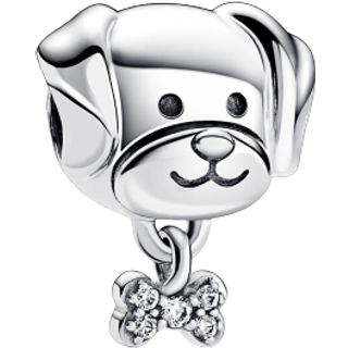 Pandora 792254C01 Silber Charm Haustier Hund mit Knochen