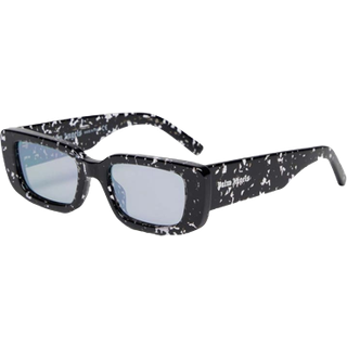 PALM ANGELS Unisex PERI003 Giorgina 1040 Black crystal havana Solbriller Acetat Sort Sølv Firkantet Normal
