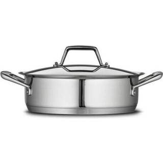 Tramontina dækket gryderet rustfrit stål Tri-Ply Base 3 QT 80101/003DS