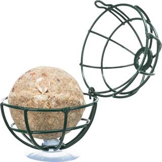 Trixie Fat ball feeder for window pane metal ø 7 cm dark green