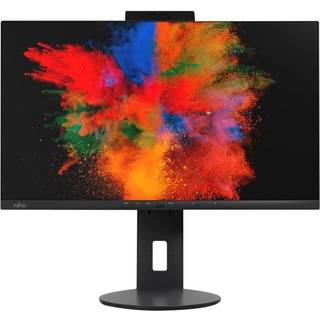 Fujitsu P2410 TS CAM schwarz 23,8 Zoll Full HD 1920x1080 HDMI DisplayPort USB inkl. Webcam - Neugerät