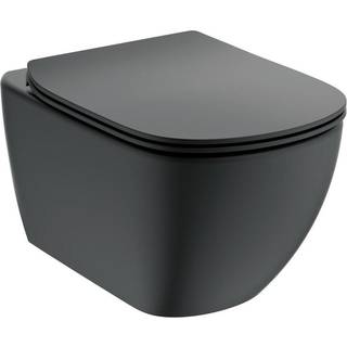 Ideal Standard Tesi Hængeskål med softclosesæde, mat sort