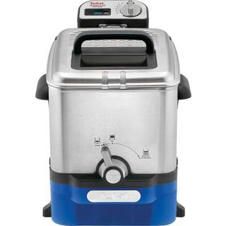Tefal Oleoclean frituregryde digital timer Sølv-blå