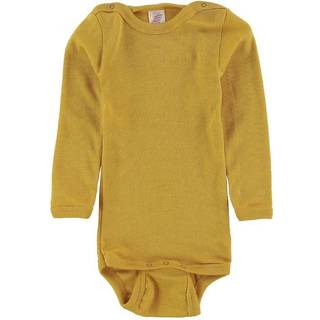 Engel Baby-Body Langarm Mit Druckverschluss Schulter Merino undertøj Børn størrelse 62/68 farve gul