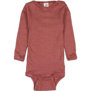 Engel Baby-Body Langarm Mit Druckverschluss Schulter Merino undertøj Børn størrelse 50/56 farve rød