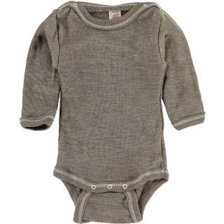 Engel Baby-Body Langarm Mit Druckverschluss Schulter Merino undertøj Børn størrelse 62/68 farve brun