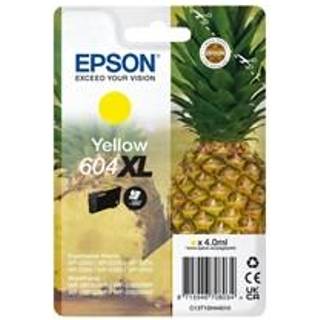 Epson 604XL Singlepack - XL - yellow - original - ink cartridge - Blækpatron Gul