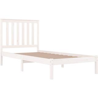 Sengeramme Massivt Fyrretræ - Sort / 75 x 190 cm