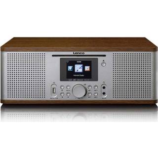 Lenco DIR-270WD Internet, FM og DAB+ radio med Bluetooth, træfinér, | PRIS-MATCH
