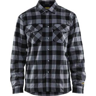 Blåkläder - Foret flannel skovmandsskjorte, Herre, Mørkegrå/Sort - 3225-1131-9799