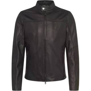 MK Leather Racer Jacket - Black - Michael Kors - XL