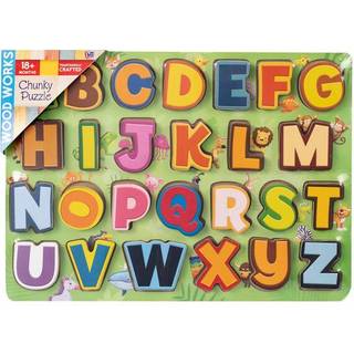 Wood Works Chunky Puzzle Alfabet