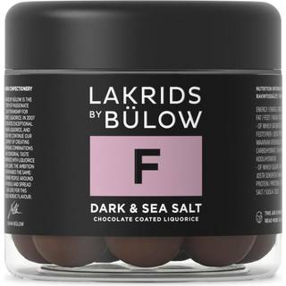 Lakrids by Bülow, Small F - Dark & Sea Salt, 125g